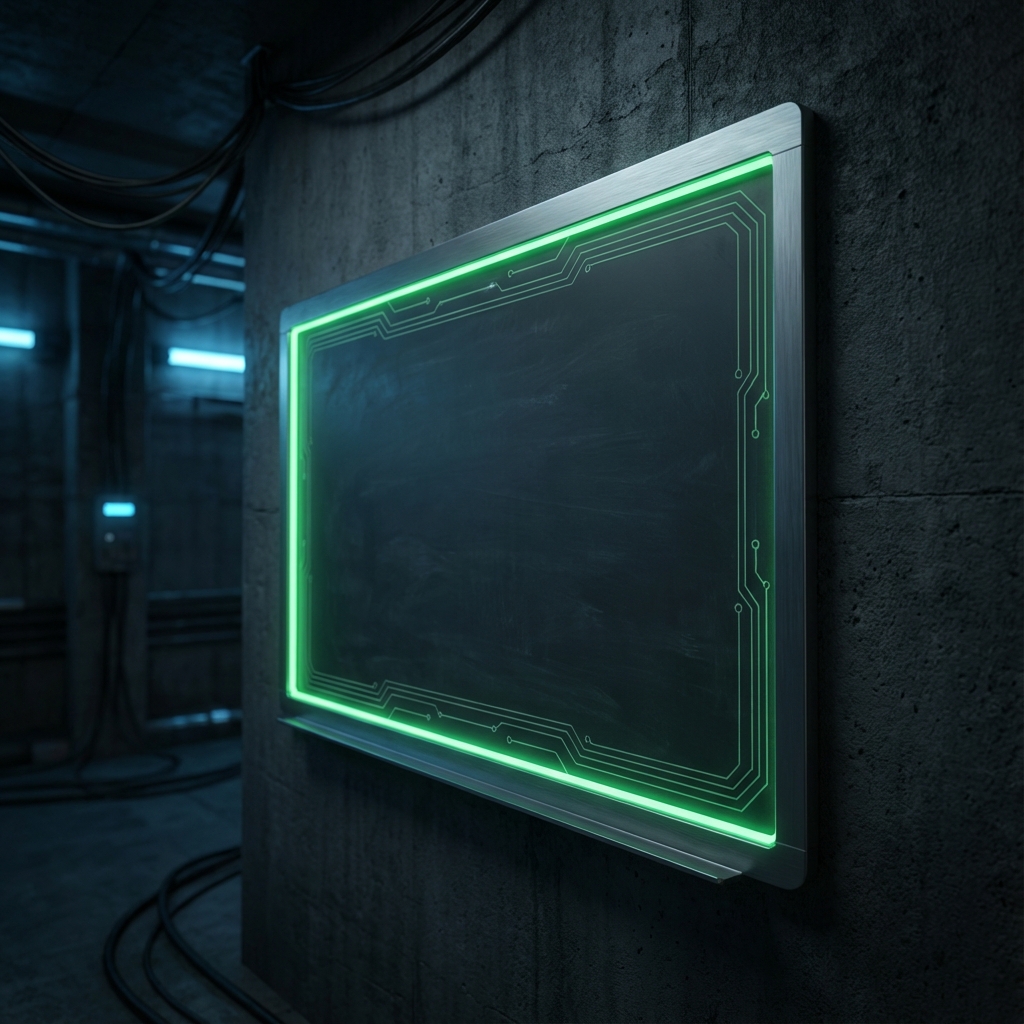 Neon Blackboard